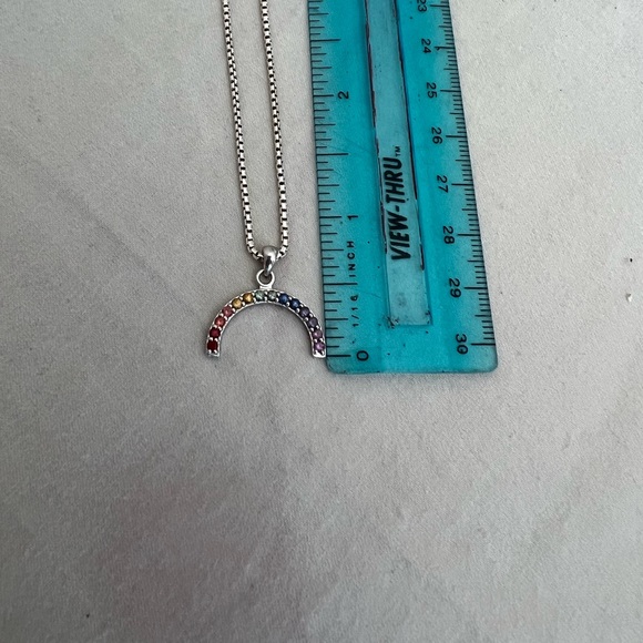Rainbow sapphire pendant - Picture 9 of 9